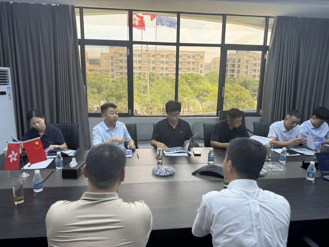 歡迎懷化沅辰水務(wù)范總一行蒞臨我司參觀指導(dǎo)！